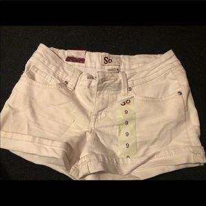 So shorts size 9 brand new with tags never worn white